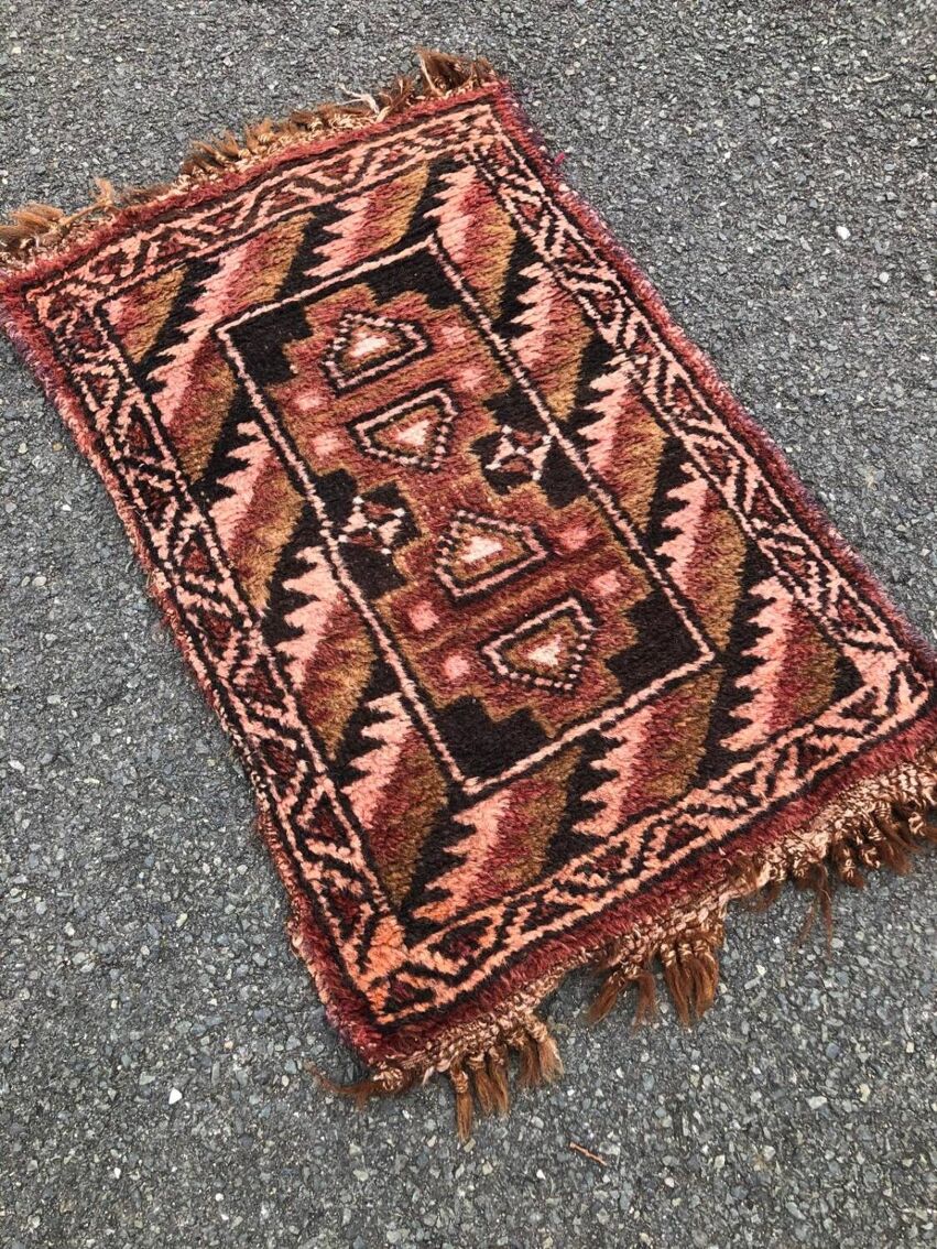 Ethnic style handmade Persian rug