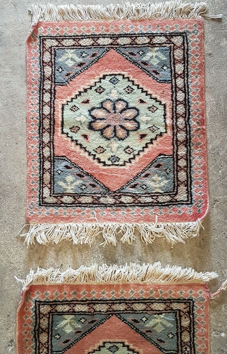 Small pure wool rug