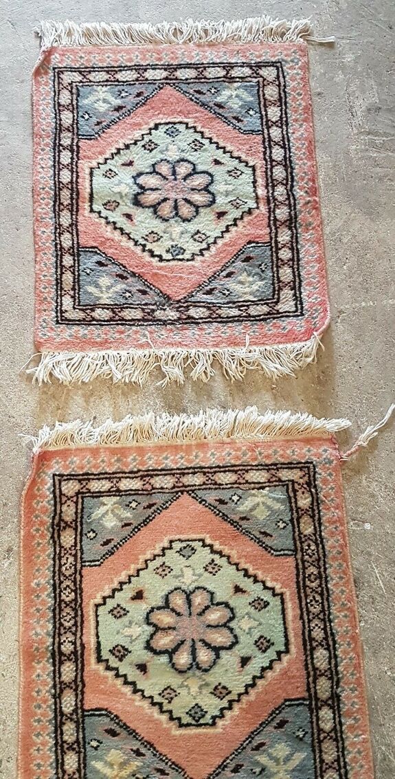 Small pure wool rug