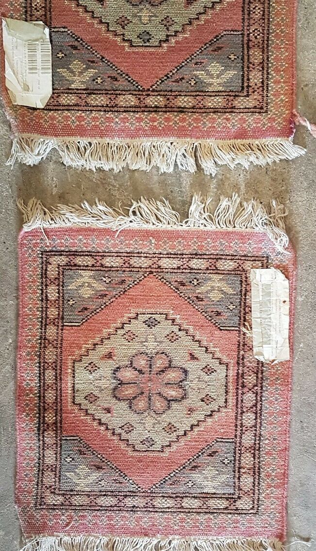 Small pure wool rug