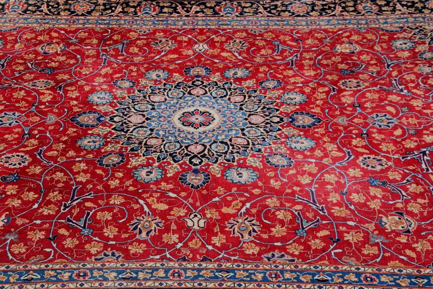 Kashan oriental handmade rug