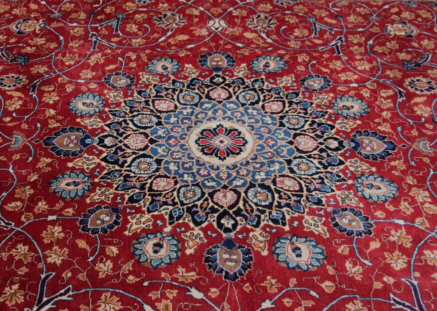 Kashan oriental handmade rug